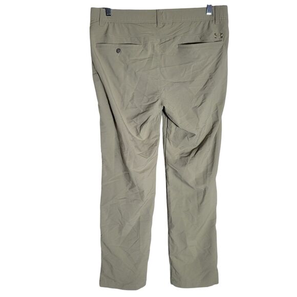 Under Armour Golf Chino Pants Men's Size 36 X 32 Outdoor Khaki Athletic Preppy - Picture 2 of 12